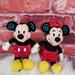 Disney Other | New Disney Mickey And Minnie 2019 80th Anniversary Plush | Color: Black/Red | Size: Os