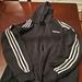 Adidas Jackets & Coats | Adidas Zipped Jacket Hoodie Adult M | Color: Black/White | Size: M