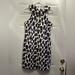 Michael Kors Dresses | Michael Kors Snow Leopard Print Michael Dress Sz 6 | Color: Black/White | Size: 6