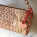 Dooney & Bourke Bags | Dooney & Bourke Nile Collection Croc Embossed Leather Mini Barrel Bag Pochette | Color: Cream/Red | Size: Os