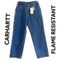 Carhartt Jeans | Carhartt Men's Flame Resistant Original Fit Jeans Size: 31 X 34 | Color: Blue | Size: 31