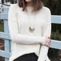 Madewell Jewelry | Madewell Arrowstack Necklace | Color: Gold | Size: Os