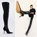 Zara Shoes | New Zara Black Thigh-Highs Boots | Color: Black | Size: 39