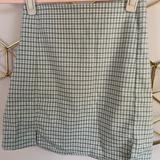 Brandy Melville Skirts | Brandy Melville John Galt Green And White Skirt | Color: Green/White | Size: One Size (Brandy Melville)