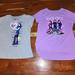 Disney Shirts & Tops | Lot Of 2 Disney Descendants Shirts Extra Large 14 16 Girls Tops Purple Gray Mal | Color: Gray/Purple | Size: Xlg