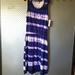 Lularoe Dresses | Bnwt Lularoe Tie Dye Summer Beauty (S) | Color: Blue/White | Size: S