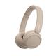 Sony WH-CH520 Wireless Bluetooth Headphones - up to 50 Hours Battery Life with Quick Charge, On-ear style - Beige