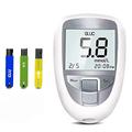 Multi-Function Tester Glucose Monitor Kit Easy-to-Operate Diabetes Testing Kit 3 In 1 Glucose Uric Acid Total Cholesterol Test Machine With Meter,25 Blood Sugar,10 Uric Acid,10 Cholesteryl