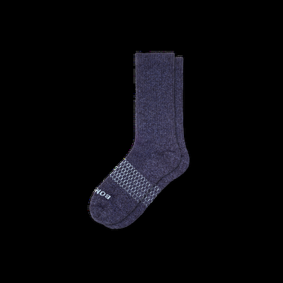 Women's Marl Calf Socks - Marled Navy - Small - Bombas