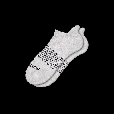Women's Solids Ankle Socks - Grey - Large - Bombas