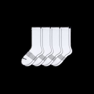 Men's Solids Calf Sock 4-Pack - White - Extra Large - Bombas