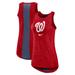 Women's Nike Red Washington Nationals Dri-FIT Performance Right Mix High Neck Tank Top