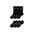 Men's All-Purpose Performance Calf & Ankle Sock 6-Pack - Black - Medium - Bombas