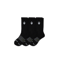 Men's All-Purpose Performance Calf Sock 3-Pack - Black - Medium - Bombas