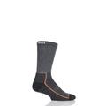 1 Pair Dark Grey Made in Finland Hiking Socks Unisex 5.5-8 Unisex - Uphill Sport