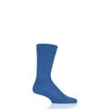 1 Pair Sapphire Sensitive London Cotton Left and Right Socks With Comfort Cuff Men's 5.5-8 Mens - Falke