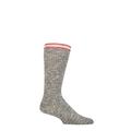 Mens 1 Pair Thought Phillip Organic Cotton Fleck Socks Grey Marle 7-11