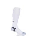 1 Pair White Compression Socks Men's 12-14 Mens - 1000 Mile