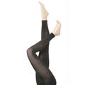 1 Pair Anthracite Mix Cotton Touch Footless Tights Ladies Medium - Falke