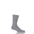 1 Pair Light Grey Melange Sport Spirit Run Crew Socks Unisex 4-5 Unisex - Falke