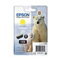 Epson 26 Ink Cartridge Premium Claria Polar Bear Yellow C13T26144012