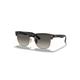Ray-Ban Sunglasses Man Clubmaster Oversized - Black Frame Grey Lenses Polarized 57-16