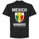 Mexico 2019 Gold Cup Winners T-Shirt - Black - XS