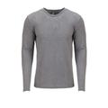 Next Level Adults Unisex Long Sleeve Tri-Blend Crew T-Shirt (XL) (Premium Heather Grey)