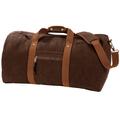 Quadra Vintage Canvas Holdall Duffle Bag - 45 Litres (One Size) (Vintage Brown)