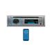 Boss Audio Marine Single Din CD/MP3/USB/SD Receiver w/ Front Aux and Remote Silver MR508UABS