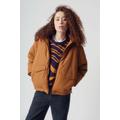 DAI Womens Recycled PET Jacket Brown, Size 4 / UK 14 / EUR 42