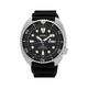 Seiko Prospex Turtle Men's Black Silicone Strap Watch