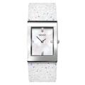 Seksy Rocks Ladies' White Strap Bracelet Watch