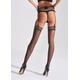 Ann Summers Fashion Stocking & Suspender Set, Size: X Large, Black