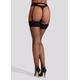 Ann Summers Fishnet Stocking & Suspender Set, Size: XX Large, Black