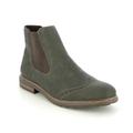 Rieker 71072-54 Braun Khaki Womens Chelsea Boots