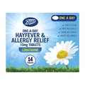 Boots One-a-day Hayfever Relief 10mg Tablets Loratadine (14 Tablets)