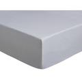 SKU:SH brushed cotton fitted sheet white sng