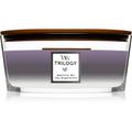 Woodwick Trilogy Amethyst Sky scented candle with wooden wick (hearthwick) 453,6 g