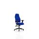 Esme Blue Fabric Posture Chair Height Adjustable Arms - OP000233