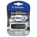 Verbatim Store n Go V3 USB 3.0 Flash Drive 256GB Black