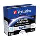 Verbatim M-Disc Blu-ray BD-R 25 GB 4x Printable Jewel Case (5 Pack)