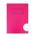 Silvine Exercise Book Ruled with Margin A4 Red Pack of 10 EX107