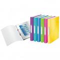 Leitz WOW Ring Binder Polypropylene 2 O-Ring A4 25mm Rings Assorted