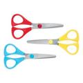 Office School Scissors with Plastic Handles and Stainless Steel Blades