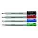 Ikon OHP Pen Non-Permanent Fine Point Assorted Pack of 4 7421WLT4