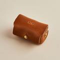 Leather Cufflink Pouch + Personalised Initials/storage Travel Box Handmade Father's Day Gift For Dad Wedding Groomsmen