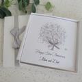 Silver 25Th Wedding Anniversary Card Handmade Personalised Parents Daughter Son in Law Friends Wife Husband Mum Dad Sister Brother