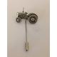 Tractor Fine English Pewter On A Very Strong Tie Stick Pin Perfect Attach Hat Scarf Collar Coat Jacket Etc Ref Ppt10