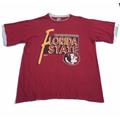 Vintage 90S Florida State Seminoles Usa College Football Red T Shirt Size Xl